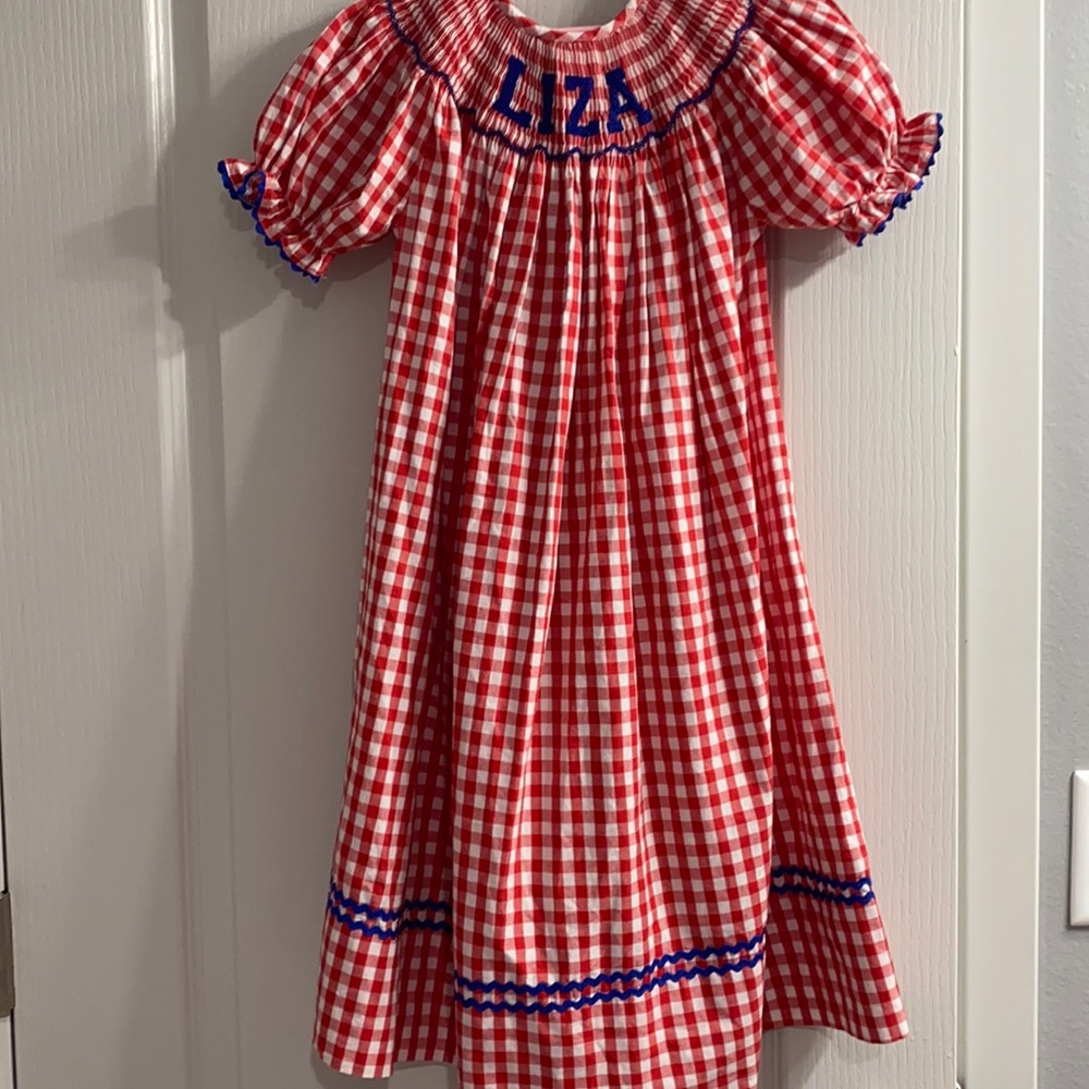 “Liza” smocked dress